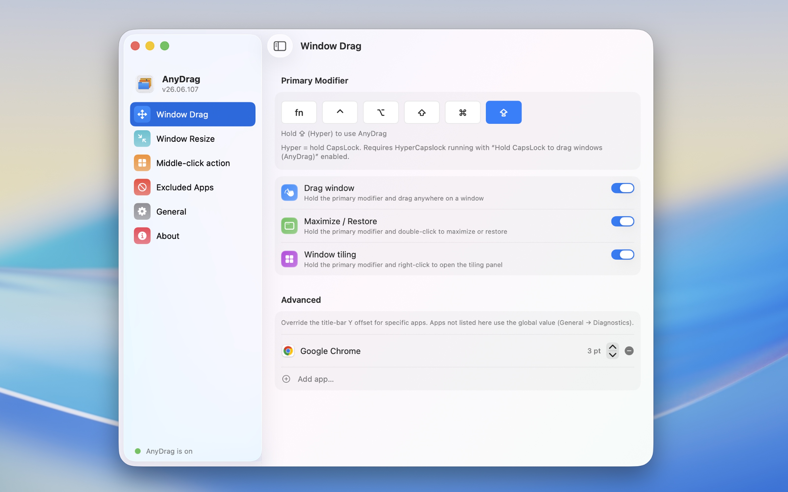 AnyDrag screenshot 1